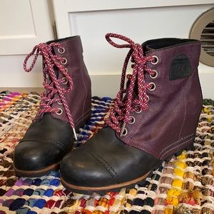 Sorel high heels boots